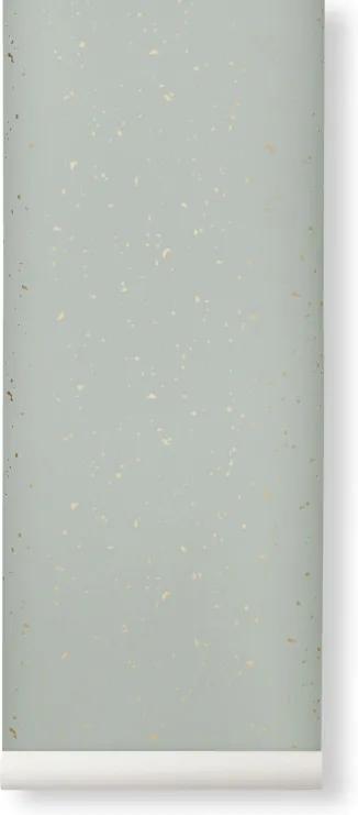 Rola tapet 53x1000 cm Confetti verde menta Ferm Living