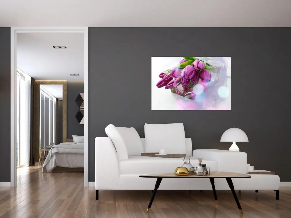 Tablou - buchet de lalele (90x60 cm)