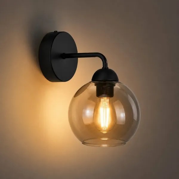 Aplică OSMO 1xE27/60W/230V negru