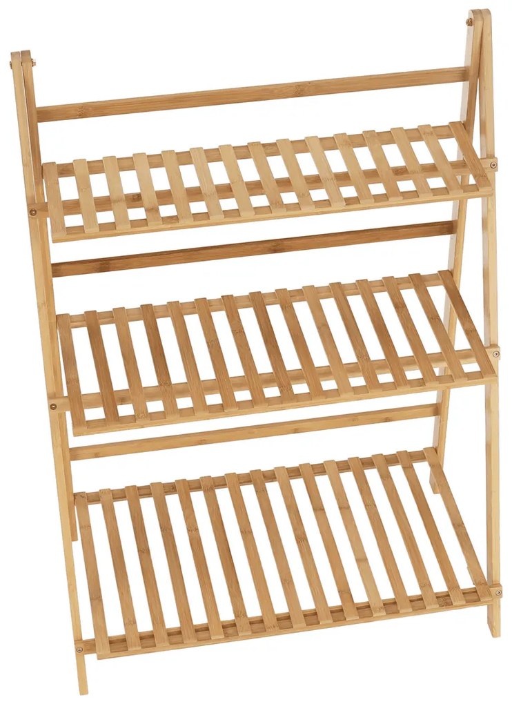 Suport de flori din bambus Nepel Tip 1, 70 x 40 x 96 cm