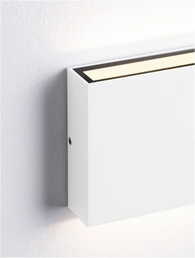 Aplica LED iluminat exterior ambiental IP54 TICK II alba