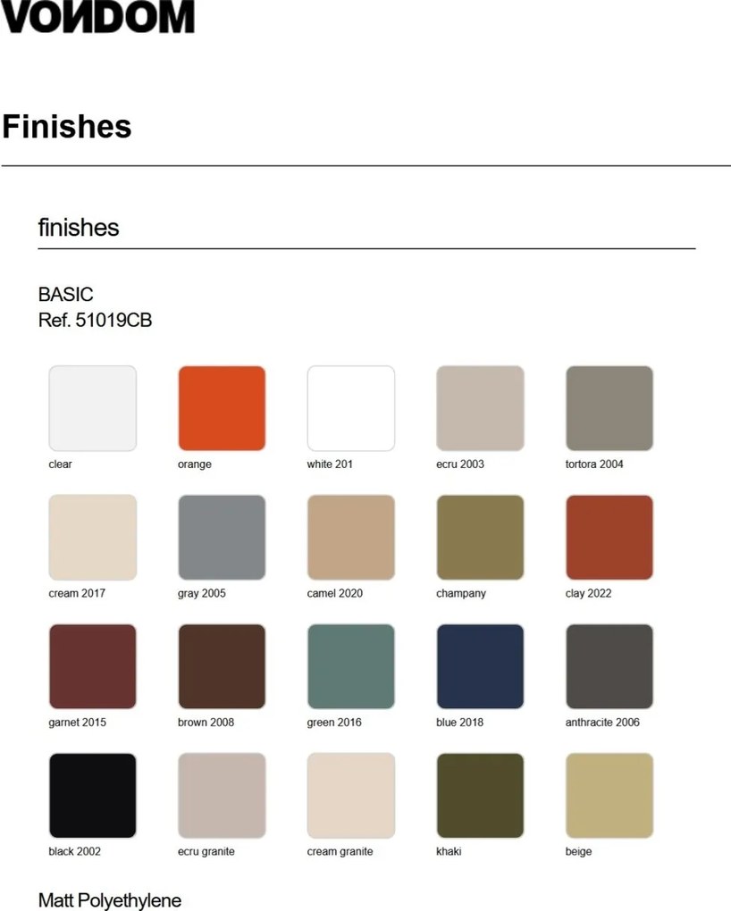 Masa de exterior / interior design modern premium VERTEX 80cm