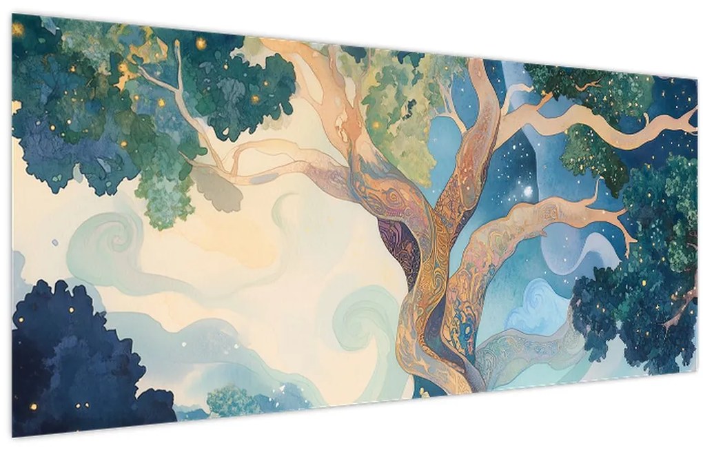 Tablou – Arbore cosmic (120x50 cm)