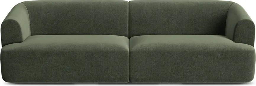 Canapea verde cu tapițerie din catifea 255 cm Campi – Cosmopolitan Design