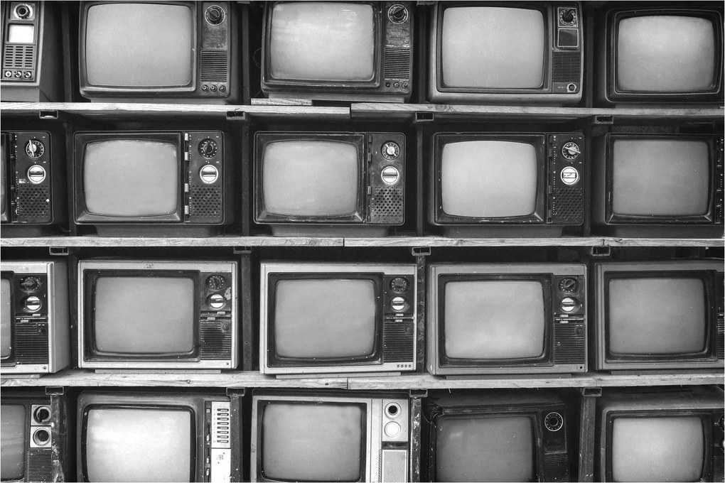 Tablou - Retro TV (90x60 cm)