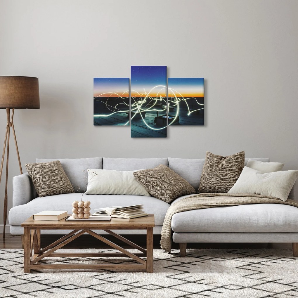 Tabloul - privire spre cer din acoperiș (90x60 cm)