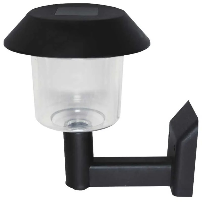 APLICA SOLARA LED PENTRU TERASA, 9.3X12.4 CM, MONTAJ PERETE, NEGRU, PLASTIC