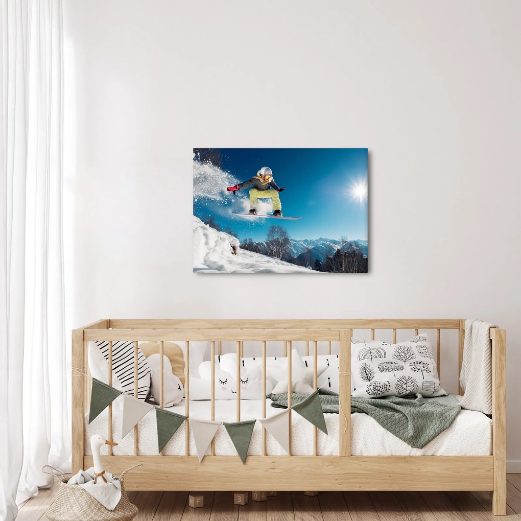 Tablou - Snowboarder (70x50 cm)