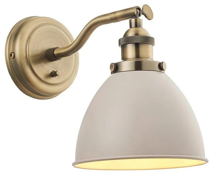 Spot de perete Endon 76330 FRANKLIN 1xE14/40W/230V alamă/taupe