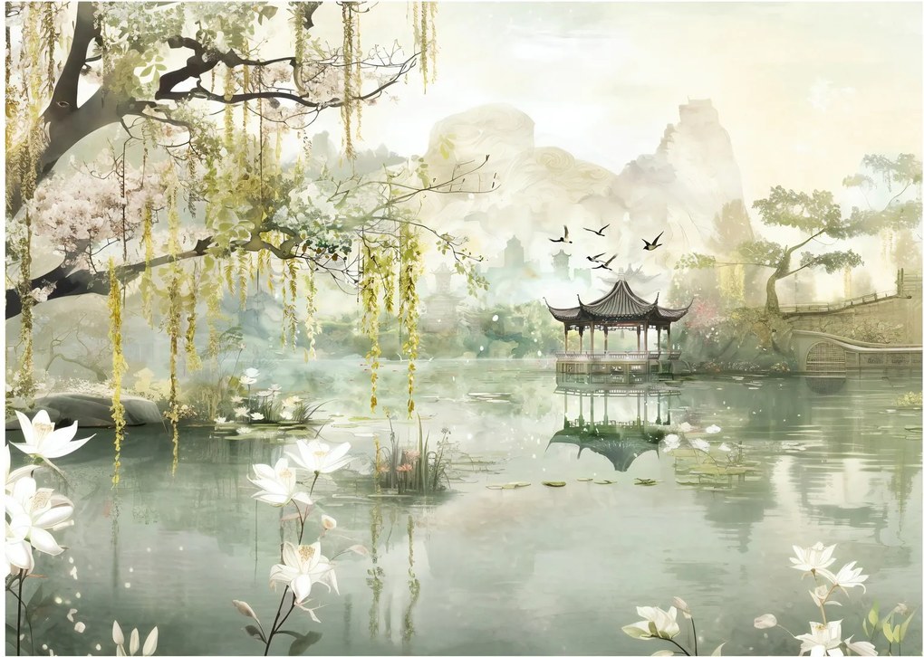 Tablou - Lac Chinezesc (70x50 cm)