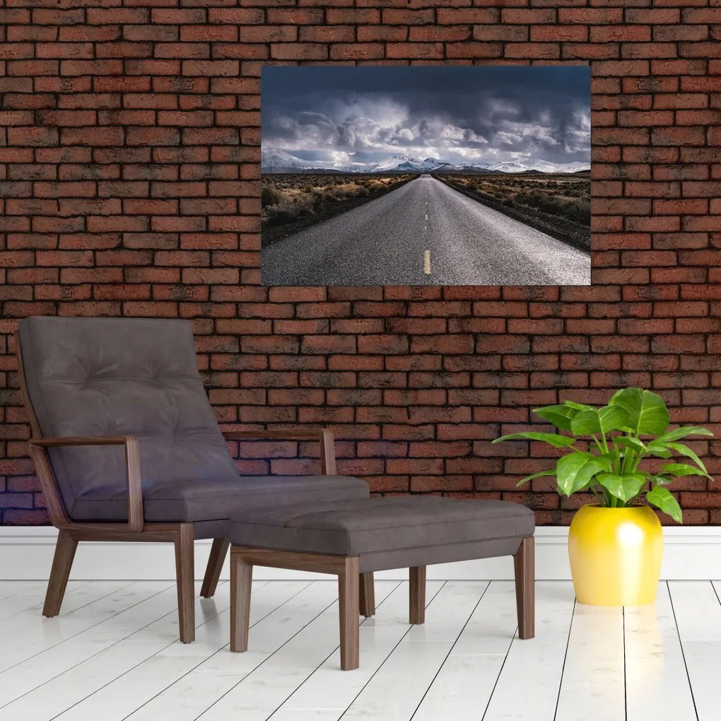 Tablou drumului în deșert (90x60 cm)