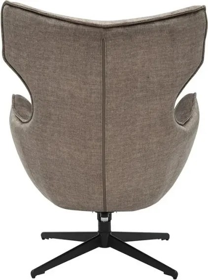 Fotoliu pivotant VOGUE catifea taupe