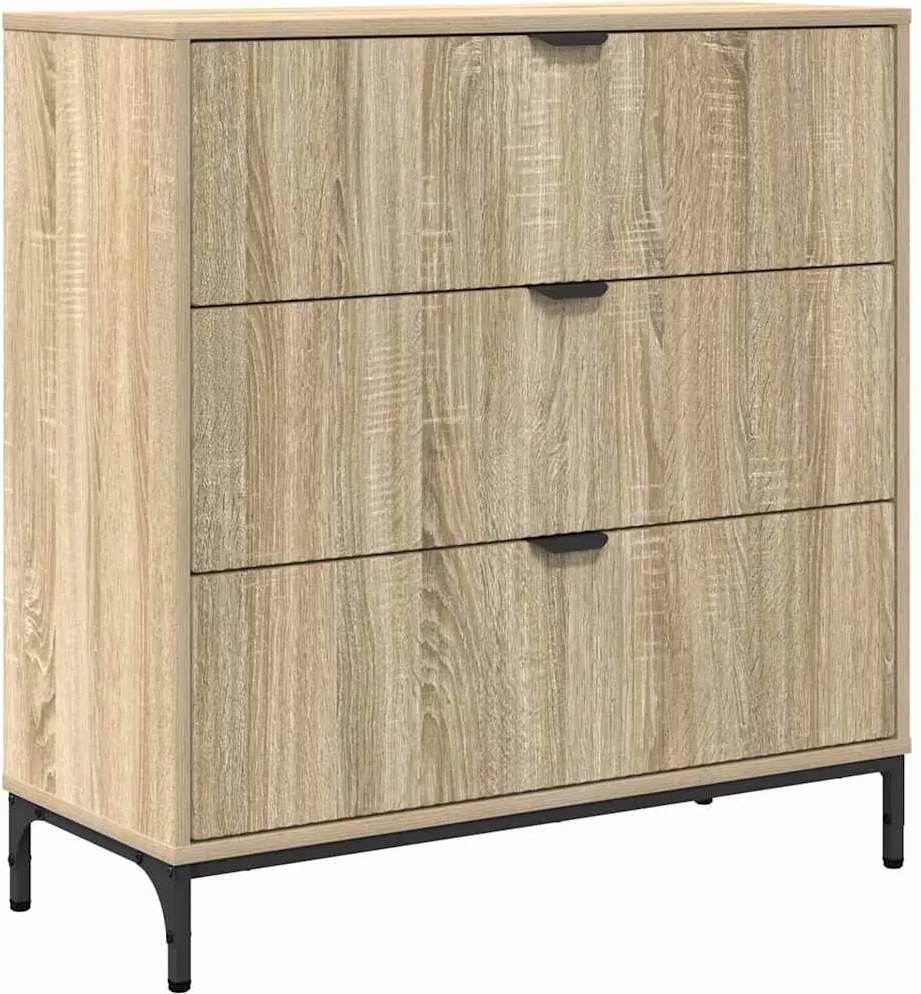 vidaXL Bufet cu sertar Stejar Sonoma 79,5 x 33 x 82 cm Lemn compozit