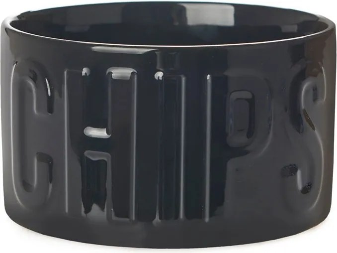 Bol mic negru pentru servire din ceramică 1 l Chips – Balvi