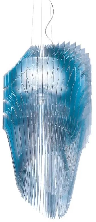 Lustra design Art Deco realizata manual Avia M Blue