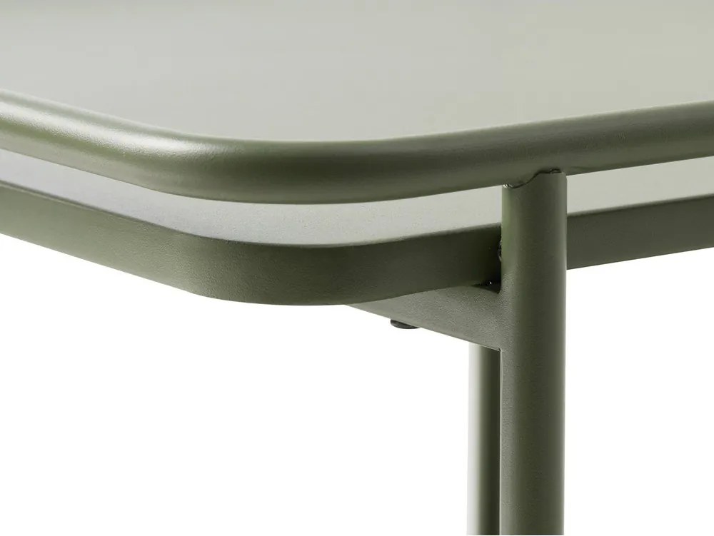 Măsuță de cafea verde din metal 55x110 cm Yuba – Unique Furniture