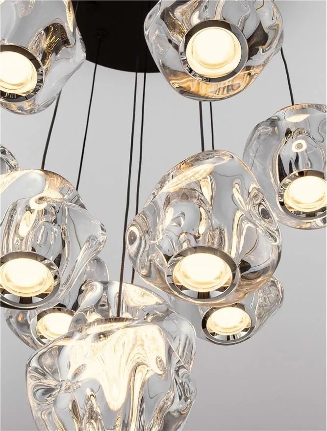 Lustra cu 10 pendule LED design modern IFOS