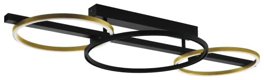 Lustră LED dimabilă aplicată Eglo 390086 LANACERA 2xLED/12,5W/230V + LED/15,5W