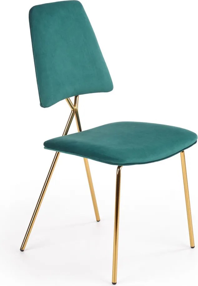 Scaun K411 velvet verde