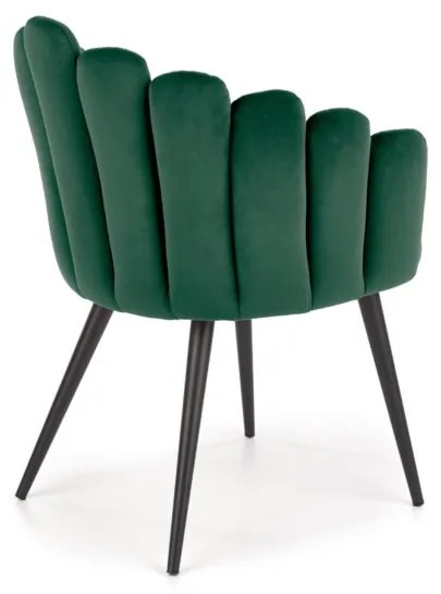 Supermobel Scaun K410, 65x85x62, velvet albastru