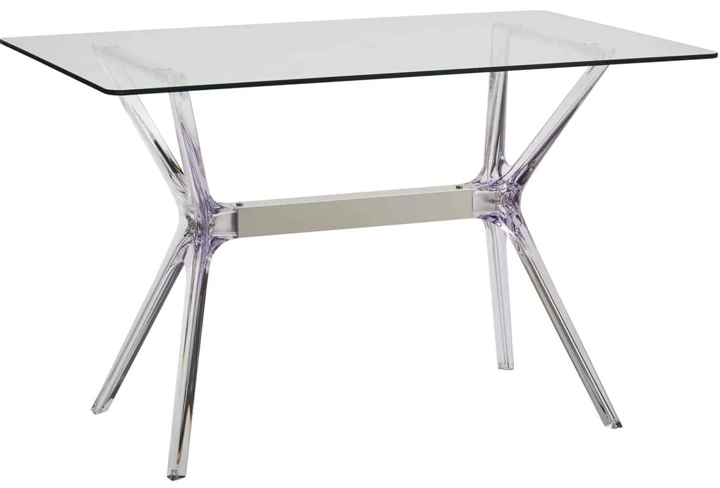 MASA POLIPROPILENA MALIBU - 140 cm / 80 cm - TRANSPARENT