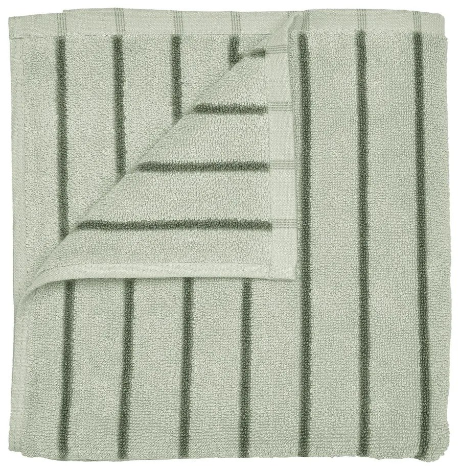 Prosop verde din bumbac organic din frotir 70x140 cm Arto – Blomus