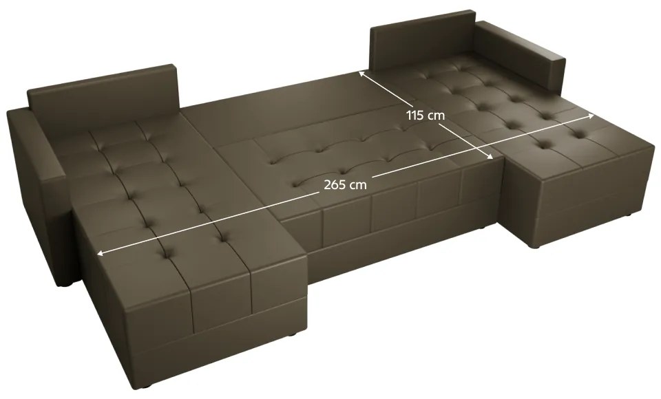 Set de canapea universala, maro, DUAN U UNI