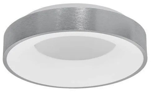 Plafoniera LED moderna 38cm RANDO THIN argintie NVL-9353834