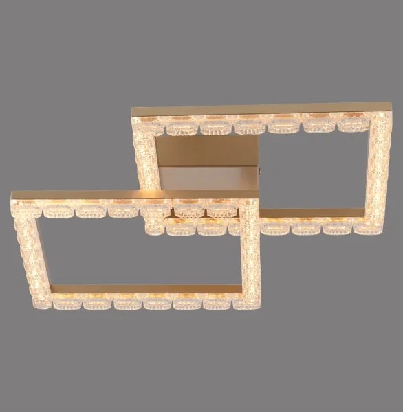 JUST LIGHT. 14732-60 - Plafonieră LED GLITRA LED/17,5W/230V aurie