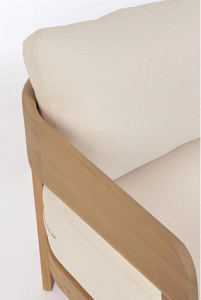 Canapea de grădină în culoare naturală din lemn de acacia Pablo – Bizzotto