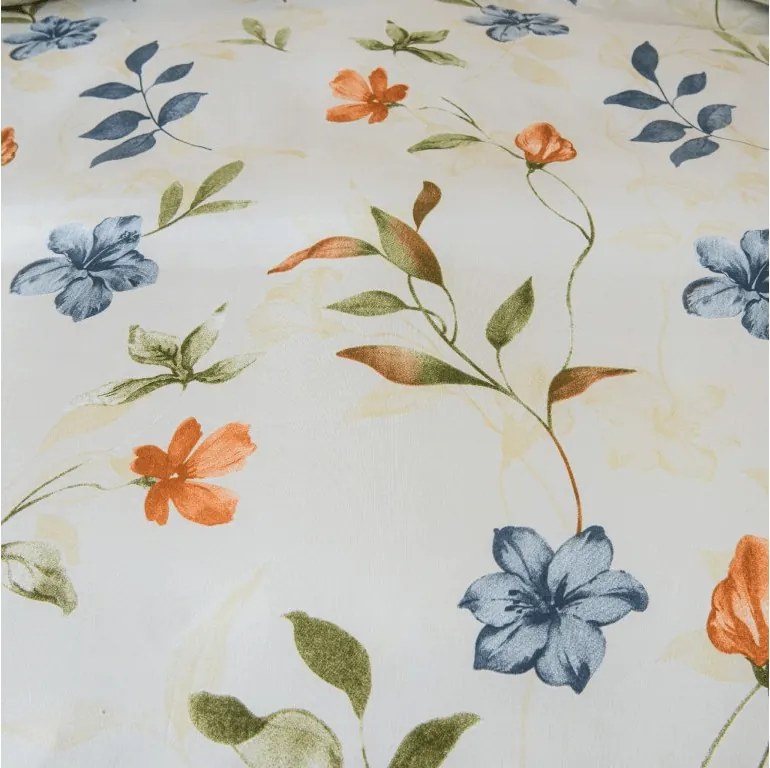 Lenjerie de pat din microfibra GENTLE LEAVES crem Dimensiune lenjerie de pat: 2 buc 70 x 90 cm | 200 x 220 cm