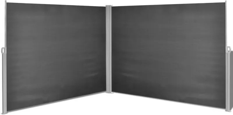 Copertina laterala retractabila, 180 x 600 cm, negru