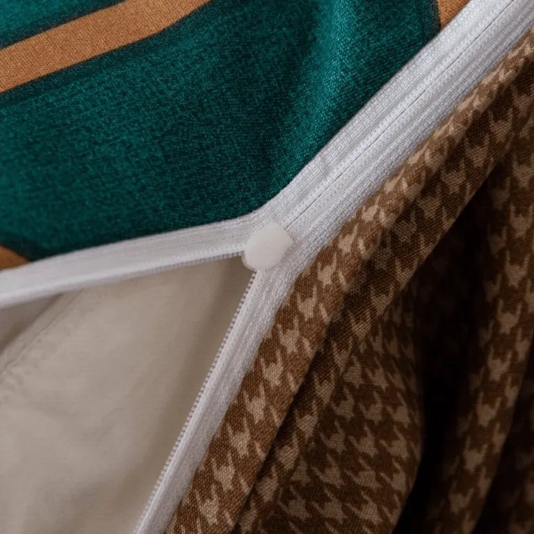 Lenjerie de pat din microfibra microflanel KERNAL verde Dimensiune lenjerie de pat: 2 buc 70 x 90 cm | 200 x 220 cm