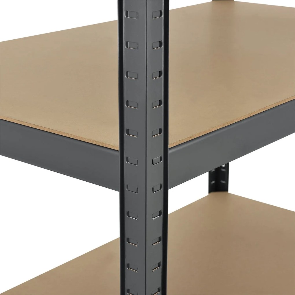 Jusky Set 2 rafturi - 180x90x40cm - gri
