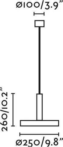 Pendul design modern WHIZZ albastru, alb