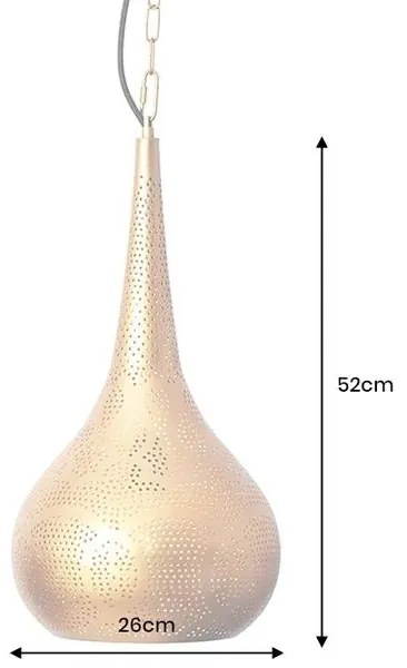 Pendul lucrat manual design artistic oriental ORIENT LIVING 50cm