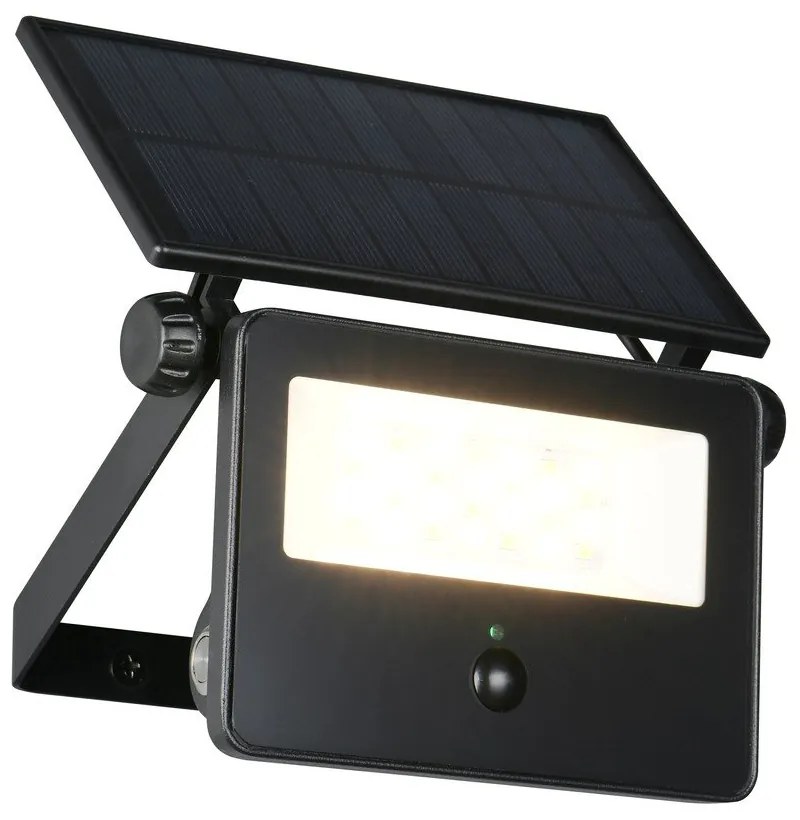 Corp de iluminat pentru exterior LED de perete cu senzor de mișcare solar (înălțime 15,5 cm) Moura – Trio