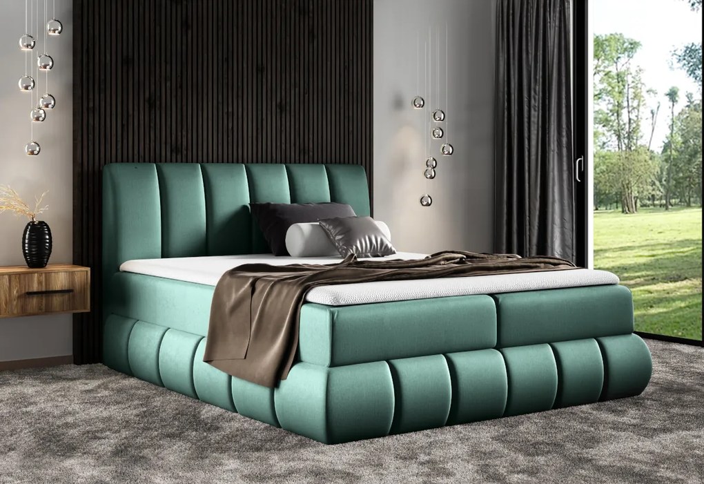 Expedo Pat tapitat boxspring EUGENA, 160x200, fancy 79