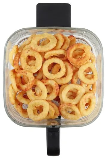 Friteuză cu aer cald Concept FR5500 GLASS & FAST 5,5 l 1200W/230V negru