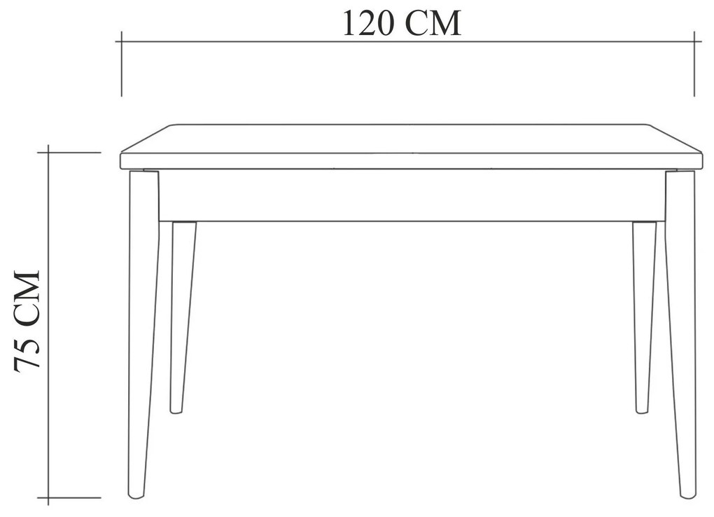 Set mobilier sufragerie Contigo (Pin + antracit). 1127545