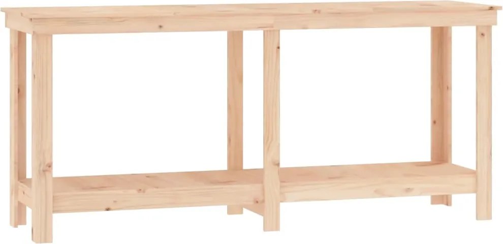 vidaXL Banc de lucru, 180x50x80 cm, lemn masiv pin