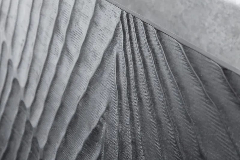 Pat dublu din lemn de mango Scorpion 180x200cm, negru