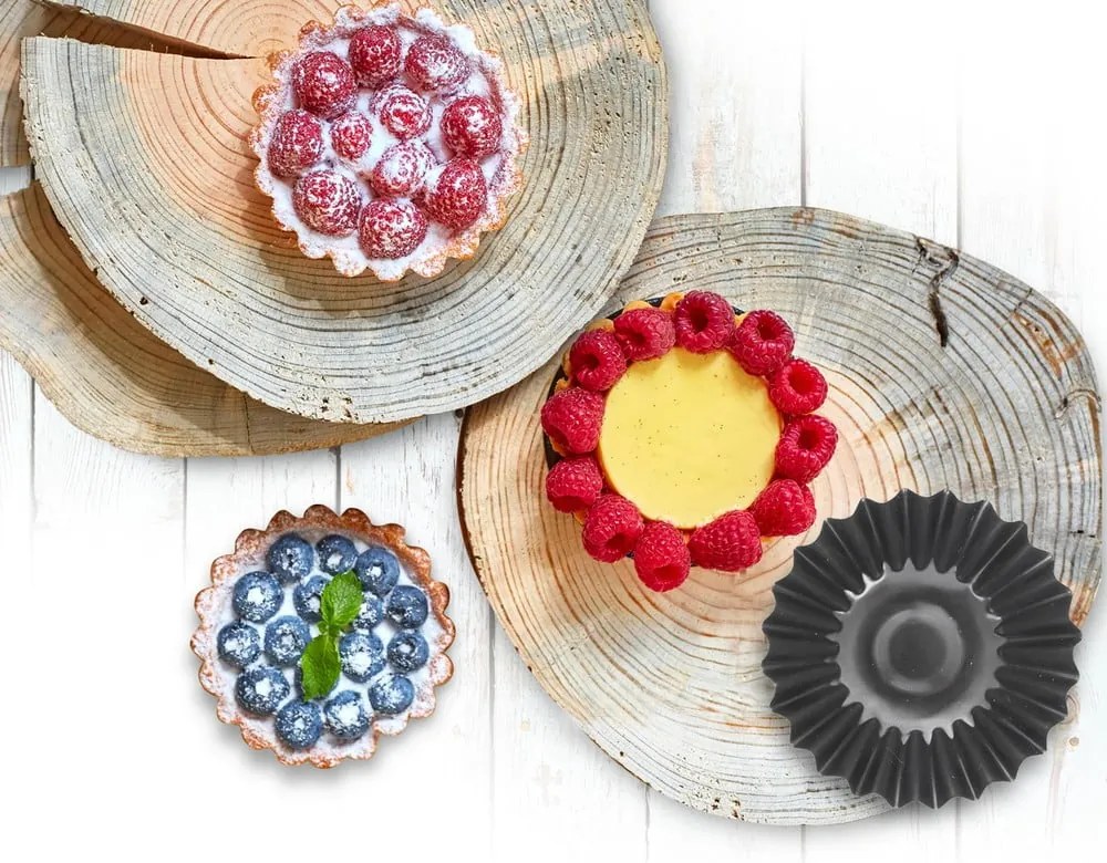 Forme de copt pentru mini-tarte 6 buc. din metal ø 7 cm – Orion