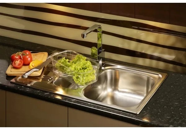 Chiuvetă de bucătărie Deante ZEX_0113 XYLO 43,5x78 cm satin