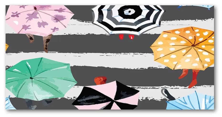 Tablou pe acril Umbrele colorate