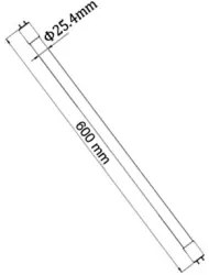Tub led 9W 600mm, lumina calda, Braytron