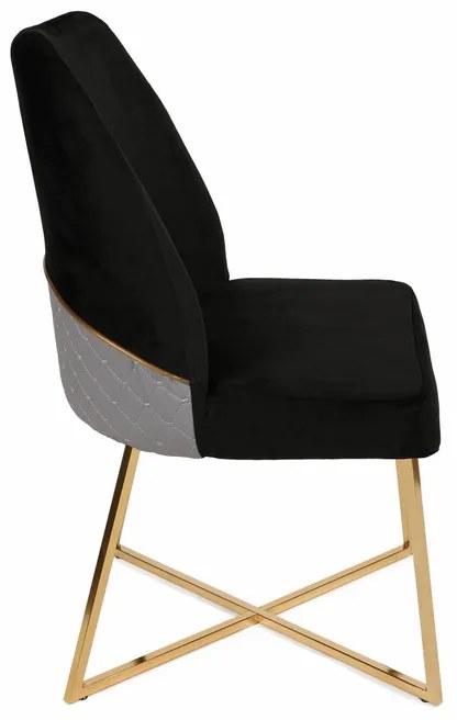 Set de scaune de sufragerie Madrid Black, 4 buc., 4 buc
