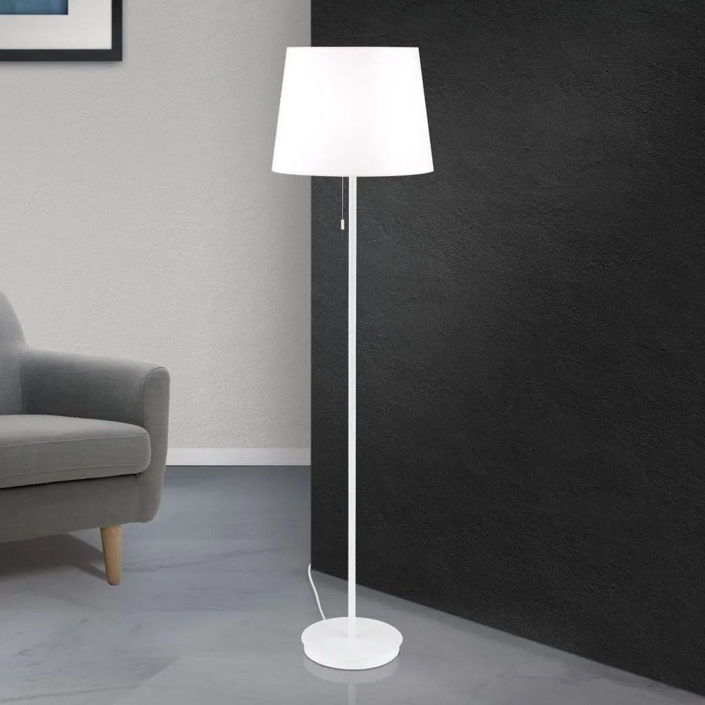 Lampadar/Lampa de podea design elegant LUDWIG alb
