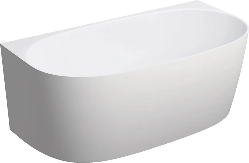 Cada freestanding compozit Omnires Valencia M+ BTW finisaj alb mat 148x77 cm