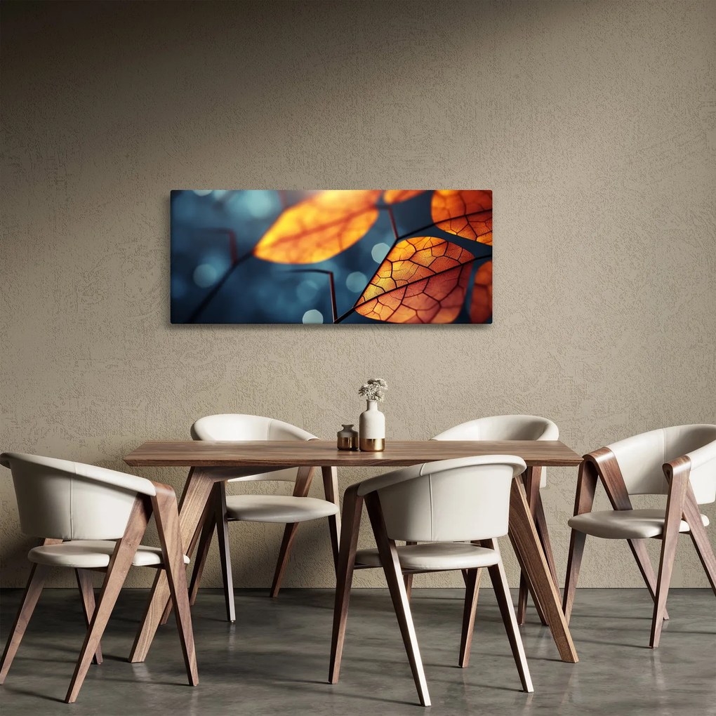 Tablou - Textura frunzelor (120x50 cm)
